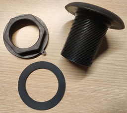 [CWATCECOBD2IM] BULKHEAD FITTING threaded, PE, Ø2", MxM