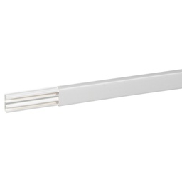 [PELETRUNT40MW] GOULOTTE, 40x16mm, 2 compartiments, blanc, par mètre
