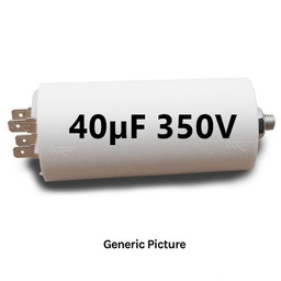 [PELEGENS034CA] CONDENSATEUR, 40µF, 350 V, AC