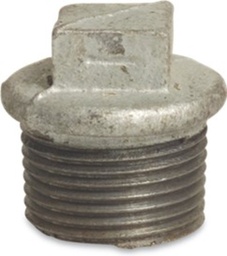 [CWATCGPLT1HM] PLUG threaded, galvanised iron, Ø ½", male, for pipe