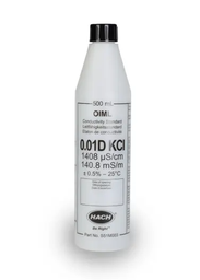 [CWATTESTHCCS2] SOLUTION CONDUCTIVITE (Hach) 1408 µS/cm, KCl 0.01D, 500ml