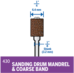 [PTOOEMERD430] SANDING BAND (Dremel 430) 60 grit