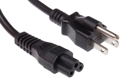 [PELEPOCO02FBB] POWER CORD, 2m, 2.5A, 120V, type B/US, C5 plug, black