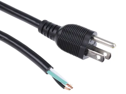 [PELEPOCO051BB] POWER CORD, 3G1.5²/5m, 10A, type B/US, black
