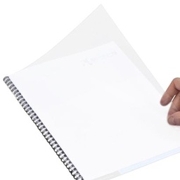 [ASTABINDOA4T] COUVERTURE RELIURE A4, PVC, transparent, 20pcs