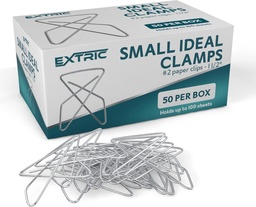 [ASTACLIPP30B] PAPER CLIPS butterfly, galvanised, 30mm, box of 50pcs