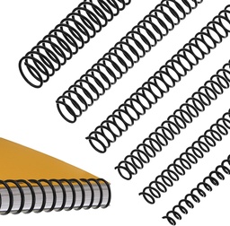 [ASTABINDS16B] BINDING SPIRAL, metal, 16x280mm, black