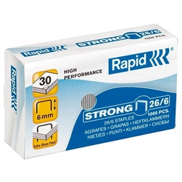 [ASTASTAP16L] (large staple) STAPLES, 26/6, box of 5000
