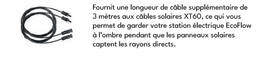 [PELESOLAE46TM] CABLE DE RALLONGE SOLAIRE (ECOFLOW) MC4/XT60, 3m