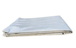 [CSHEPLASER46] PLASTIC SHEETING eco design, 4x60m, white, 2 bands, roll