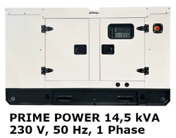 [PELEGENE01415] GENERATEUR, 14,5kVA 230V 50Hz, 1ph, diesel
