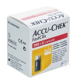 [STSSLAND101-] (autopiqueur FastClix)LANCETTE,30G, préchargé,6lanc./tambour